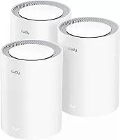Бесшовный Mesh роутер Cudy M1800(3-Pack) AX1800 10/ 100/ 1000BASE-TX белый (упак.:3шт)