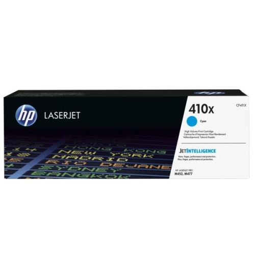 Картридж HP 410X, голубой/ 5000 страниц (CF411X)