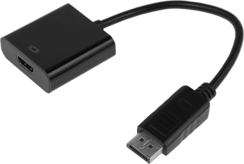 Кабель-переходник аудио-видео Premier H105 DisplayPort (m)/ HDMI (f) 0.15м. черный (A3378)