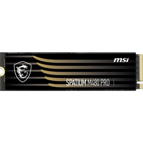 MSI SSD SPATIUM M461, 4000GB, M.2(22x80mm), NVMe, PCIe 4.0 x4, 3D QLC, R/W 5000/4200, IOPs 600 000/850 000, TBW 900, DWPD 0.12 (5 лет) (S78-440R030-P83)