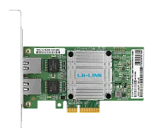 Сетевой адаптер LR-LINK LRES1060PT-2RJ45 100G Intel E610 RJ45x2 PCIEx4