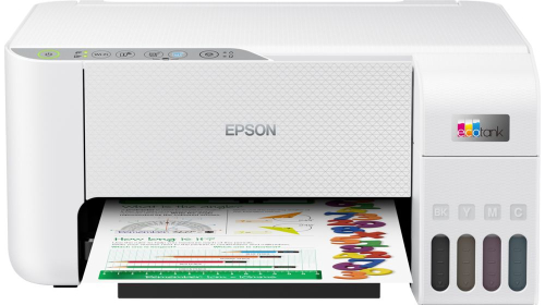 МФУ струйный Epson L3256 (C11CJ67421/ 504/ 524) A4 WiFi белый (C11CJ67421/504/524)