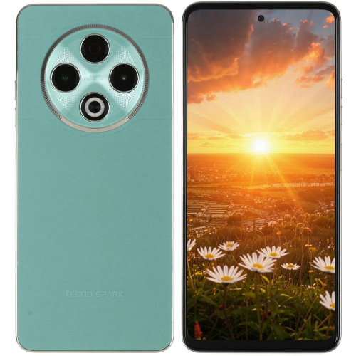 Смартфон Tecno Spark 30 256Gb 8Gb зеленый моноблок 3G 4G 6.78