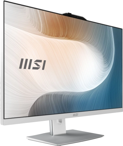 Моноблок MSI Modern AM272P 1M AiO 27 FHD(1920x1080)IPS AG Non-touch,Core i5-120U (1.4GHz), 16GB DDR5(2x8GB),512GB SSD M.2,Intel UHD,WiFi,BT,camera,WirelessKB&mouse Eng/ Rus,NoOS,1y war-ty,White (9S6-AF8232-1409) фото 5