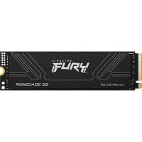 Твердотельный накопитель/ Kingston SSD Fury Renegade, 1024GB, M.2(22x80mm), NVMe, PCIe 5.0 x4, 3D TLC, R/ W 14200/ 11000MB/ s, IOPs 2 200 000/ 2 150 000, TBW 1000, DWPD 0.5 (12 мес) (SFYR2S/1T0)