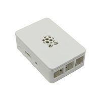 Корпус ACD RA178 White ABS Plastic case with Logo for Raspberry Pi 3 B/ B+, совместим с креплением VESA Mount (RASP1791)