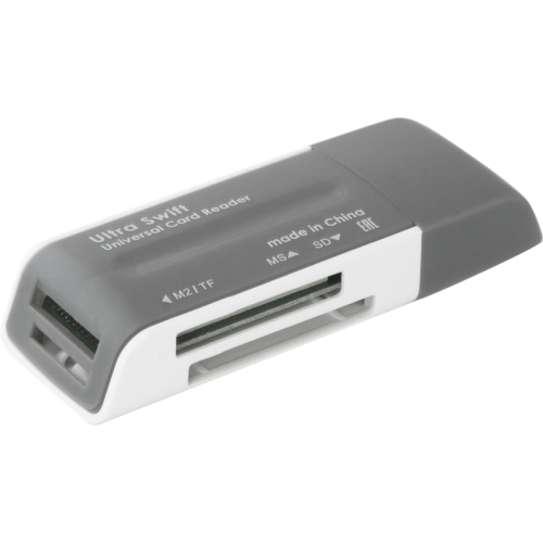 Defender#1 Универсальный картридер Ultra Swift USB 2.0, 4 слота (83260)