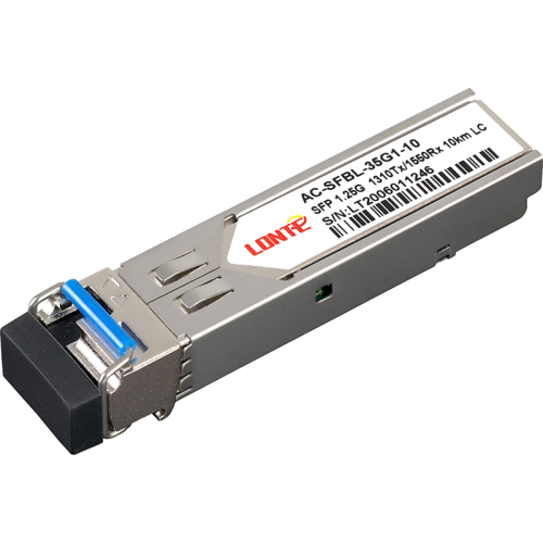 WDM SFP module, 1.25G, 1310Tx/ 1550Rx, 10KM, DDM, LC (AC-SFBL-35G1-10)