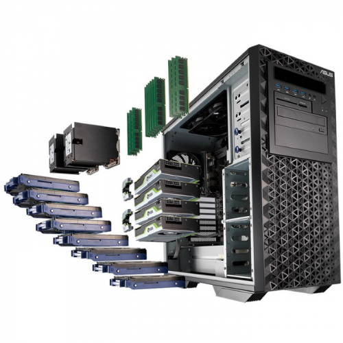 Серверная платформа ASUS E900 G4 2-way CPU, 4-way GPU, DVD-RW, 2x5.25