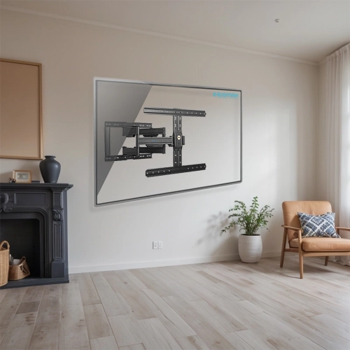 Кронштейн для ТВ KROMAX ULTRA SLIM-102 BLACK, (max VESA 600x400 мм., настенный, max 60 кг, 3 шт./уп. ) (90653) фото 2