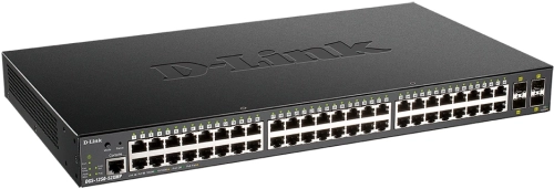 Коммутатор D-Link DGS-1250-52XMP/RU/A1A (L2+) 48x1Гбит/с 4SFP+ 48PoE 370W управляемый фото 2