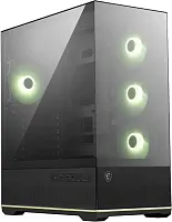 Корпус MSI MAG Pano M110R черный без БП mATX 6x120mm 2x140mm 2xUSB3.0 audio AirDuct bott PSU (306-7G33R21-JA4)