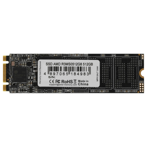 Накопитель SSD AMD SATA 512GB R3MS0512G8 Radeon M.2 2280