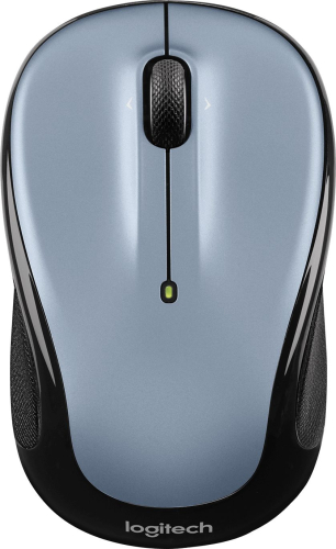 Мышь Logitech M325s серый/ черный оптическая (1000dpi) беспроводная BT/ Radio USB для ноутбука (3but) (910-006813)
