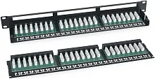 Патч-панель Cabeus PLHD-48-CAT.6-DUAL 19" 1U 48xRJ45 кат.6 UTP