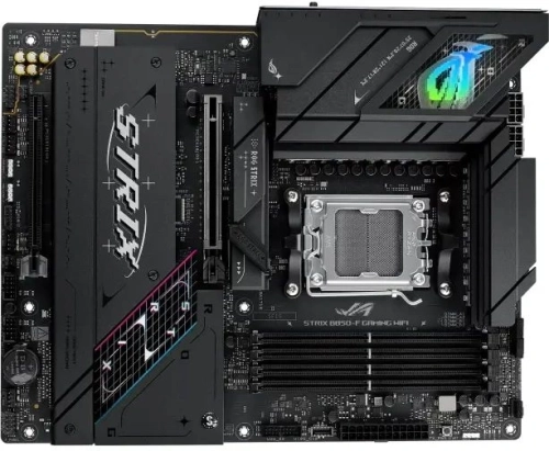 Материнская плата ASUS ROG STRIX B850-F GAMING WIFI, AM5, B850, 4*DDR5, 2*SATA, 4*M.2, 6*USB 3.2, 4*USB 2.0, Type-C, 3*PCIx16, DP+HDMI, ATX; 90MB1J70-M0EAY0