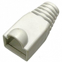 Защитные колпачки для кабеля 6,0мм cat.5, на соединение коннектора с кабелем, белый, 100 шт. в пачке (TWT-BO-6.0-WH/ 100) (TWT-BO-6.0-WH/100)