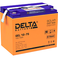 Аккумуляторная батарея DELTA BATTERY GEL 12-75