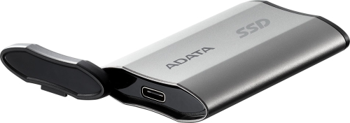 Твердотельный накопитель/ ADATA External SSD SD810, 4000GB, Type-C, USB 3.2 Gen2х2, up to R/ W 2000/ 2000 MB/ s, 72.7x44x12.2mm, Silver (5 лет) (SD810-4000G-CSG) фото 5
