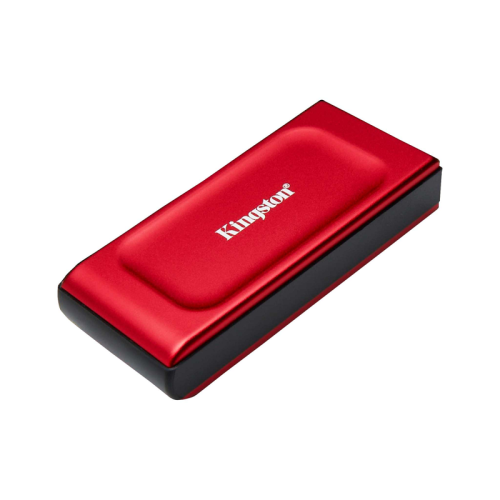 Твердотельный накопитель/ Kingston External SSD XS1000, 2000GB, Type-C/A, USB 3.2 Gen 2, R/W 1050/1000MB/s, 70x33x14mm, 29g., Red (12 мес) (SXS1000R/2000G)