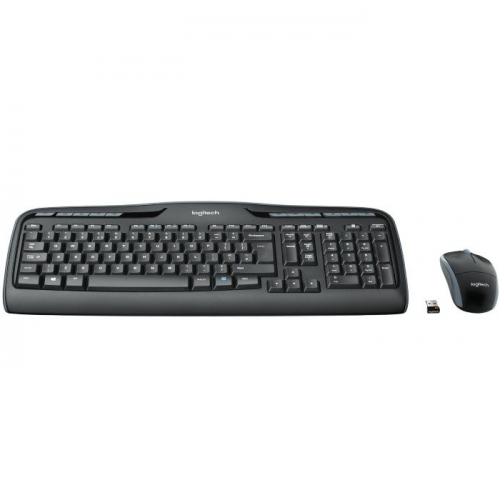 Клавиатура и мышь Logitech Wireless Desktop MK330, USB, Black (920-003995)