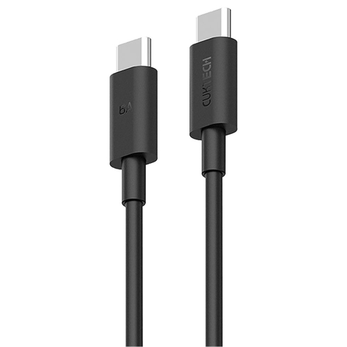 USB кабель CUKTECH CUKTECH Type-C to Type-C 6A charge cable CTC615N (CKCTC615NCBK)