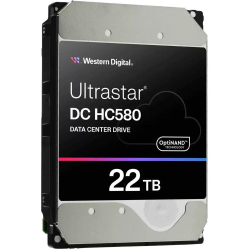 Жесткий диск/ HDD WD SAS Server 22Tb Ultrastar DC HC570 7200 6Gb/ s 512MB 1 year warranty (WUH722222ALE604)