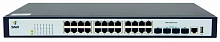 Управляемый коммутатор уровня 2, 24 порта 10/ 100/ 1000Base-T, 4 порта 1/ 10G SFP+ (SNR-S2989G-24TX)