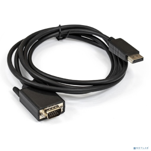 Exegate EX284914RUS Кабель DisplayPort-VGA ExeGate EX-CC-DPM-VGAF-1.8 (20M/ 15M, 1,8м, экран)