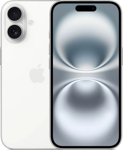 Смартфон Apple A3287 iPhone 16 128Gb белый моноблок 3G 4G 1Sim 6.1