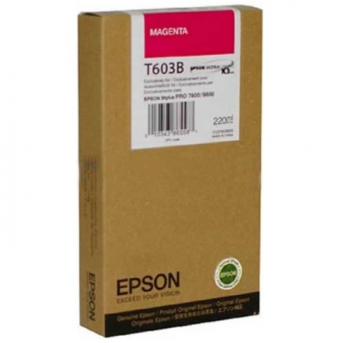 Картридж струйный EPSON T603B пурпурный 220 мл для Stylus Pro 7800/ 9800 (C13T603B00)