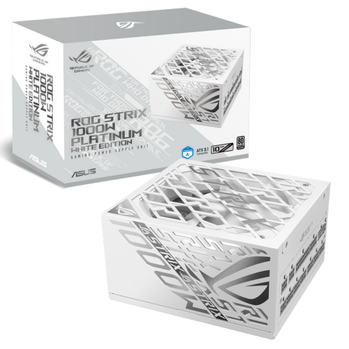 Блок питания ПК ASUS ROG-STRIX-1000P-GAMING-WHITE (90YE00W4-B0NA00)