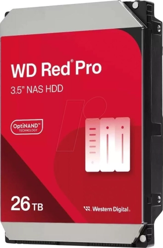 Жесткий диск WD SATA-III 26TB WD260KFGX NAS Red Pro (7200rpm) 512Mb 3.5 фото 2