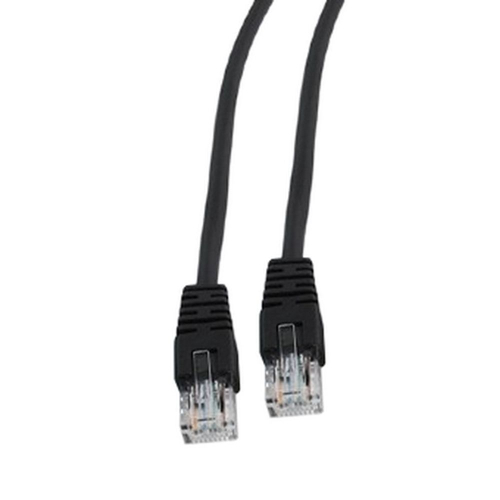 Кабель Cablexpert Патч-корд UTP Cablexpert PP12-0.5M/ BK кат.5e, 0.5м, литой, многожильный (черный) {500} (PP12-0.5M/BK)
