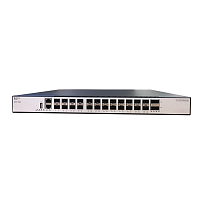 Коммутатор/ Управляемый L3 коммутатор, 24х10GBase-X SFP+, 2х100GBase-X QSFP28, консольный порт RJ-45, комплект для установки в 19" стойку (OS6226/A1A)
