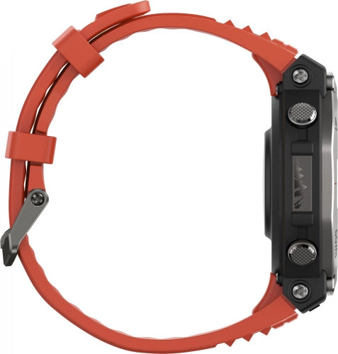 Смарт-часы Amazfit T-Rex 3 A2323 48.5мм 1.5 AMOLED корп.темно-серый рем.красный разм.брасл.:145-210мм (6970100374940) фото 10