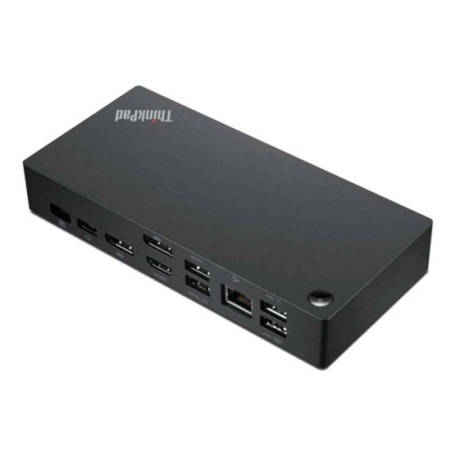Док-станция ThinkPad Universal USB-C Dock (2x DP 1.4, 1x HDMI 2.0, 3x USB 3.1, 2x USB 2.0, 1x USB-C, 1x RJ-45, 1x Combo Audio Jack 3.5mm) rpl. 40AY0090EU (40AY0090UK)