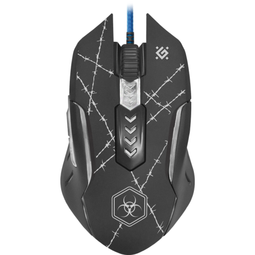 Defender Проводная игровая мышь Forced GM-020L оптика,6кнопок,800-3200dpi (52020)