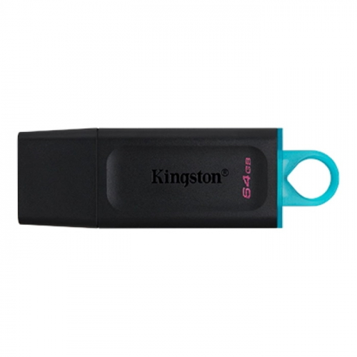 Флеш накопитель Kingston 64GB DataTraveler Exodia USB 3.2 Gen 1 черный/голубой (DTX/64GB)