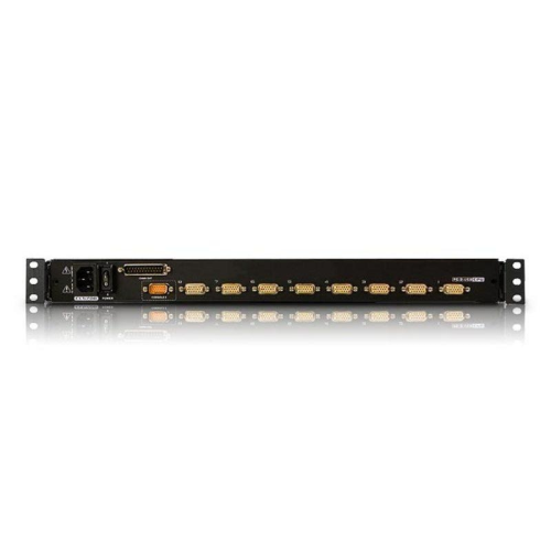 8-портовый KVM-переключатель с ЖК-дисплеем Slideaway/ ATEN/ SINGLE RAIL 8P PS/ 2-USB LCDKVMP 17INCH (CL5708MR)
