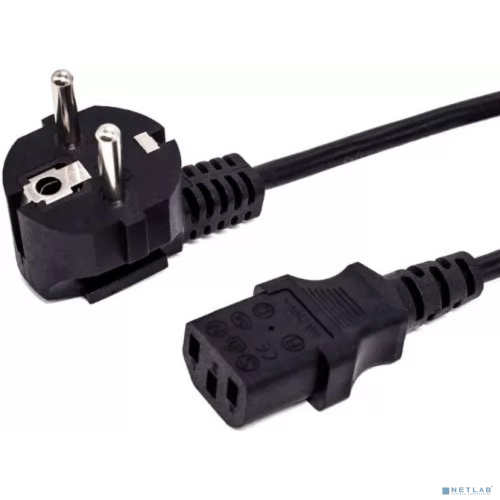 Filum Кабель питания FL-PC16-EU-C13-1.8M CEE 7/ 7- С13, 3х1 мм?, 220В, 10A, чёрный, 1.8 м.