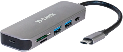 Разветвитель USB 2.0 D-Link DUB-2325 2порт. черный (DUB-2325/ A2A) (DUB-2325/A2A)