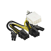 Кабель/ BPN PWR,2X4F/ GPU-White to 2x2F,P4.2, 12V, 82CM,18AWG, 11A/ pi (CBL-PWEX-1048)