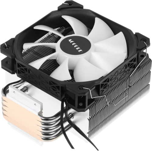 Устройство охлаждения(кулер) Accord ACC-5P12PRO ARGB Soc-AM5/AM4/1200/1700/1851 серебристый/черный 4-pin 31dB Al+Cu 220W 525gr brown box фото 5