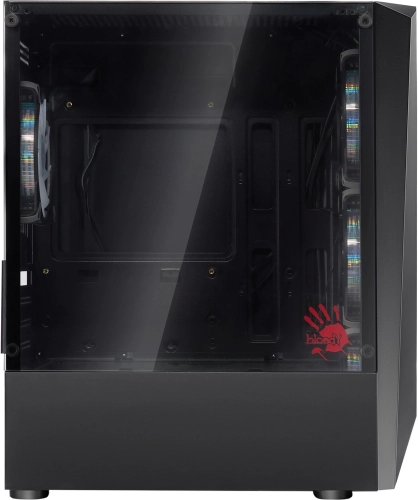 Корпус Bloody BD-CC102F черный без БП mATX 2x120mm 2xUSB2.0 1xUSB3.0 audio bott PSU (BD-CC102F-BK) фото 14