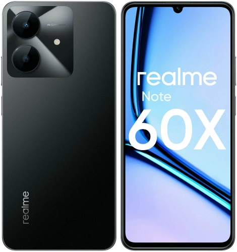 Смартфон Realme RMX3938 Note 60х 64Gb 3Gb черный моноблок 3G 4G 2Sim 6.74
