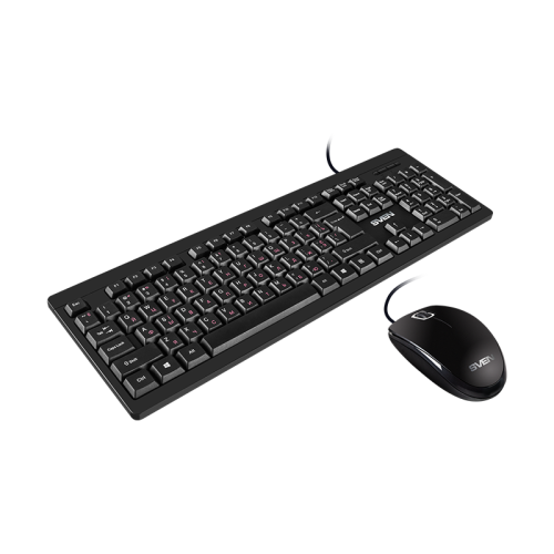 Набор клавиатура+мышь SVEN KB-S320C черный (104 кл., 1000DPI, 2+1кл.) (SV-020613)