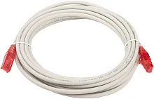 Патч-корд Hyperline PC-LPM-UTP-RJ45-RJ45-C5E-5M-LSZH-GY UTP RJ-45 вил.-вилка RJ-45 кат.5E 5м серый LSZH 24AWG (1737970) (1737970#MLN)