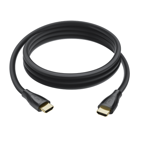 GCR Кабель Premium 10.0m HDMI 2.1, ECO Soft капрон, черный, HDR 4:4:4, Ultra HD, 8K*30Hz/ 4K*120Hz, 3D, 48 Гбит/ с, 3 Х экран с армированием, GCR-55776 (GCR-55777)