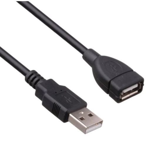 Exegate EX294761RUS Удлинитель USB 2.0 ExeGate EX-CCF-USB2-AMAF-1.8F (Am/ Af, позолоченные контакты, ферритовые кольца, 1,8м)
